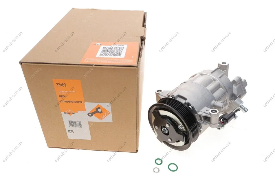 Компресор кондиціонера BMW 3 (E90)/X1 (E84) 1.6/2.0 N45/N46 05-15 (opt-om) NRF 32463 (фото 1)