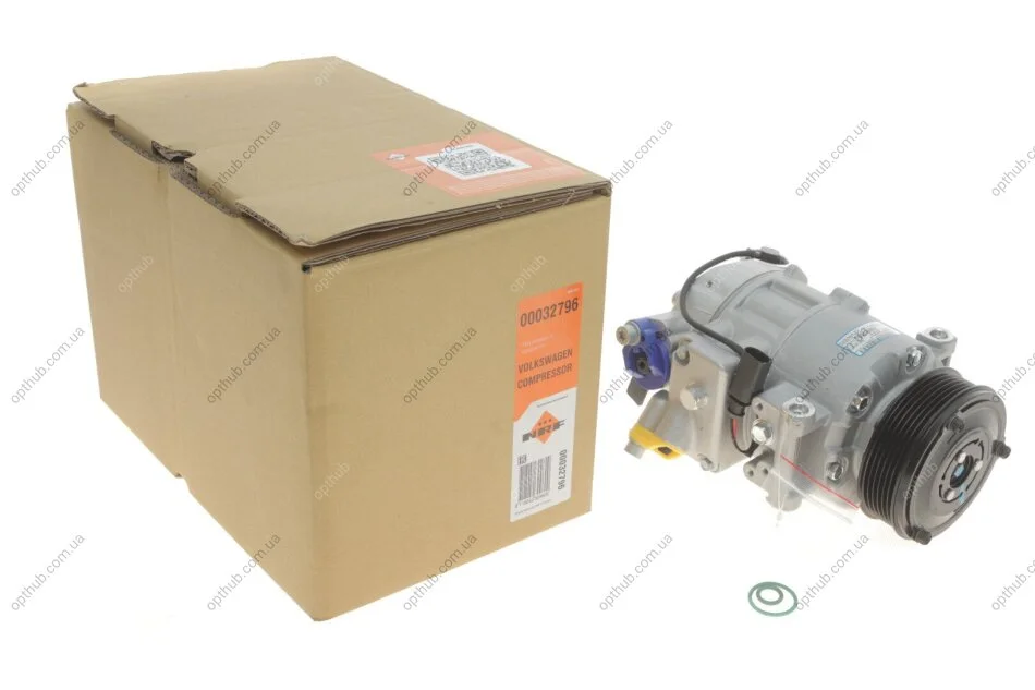 Компресор кондиціонера VW T5 2.0 TDI 09-15 (opt-om) NRF 32796 (фото 1)