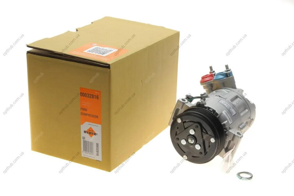 Компресор кондиціонера Ford Galaxy II/Mazda 3/5 1.6D/2.0D 08- (opt-om) NRF 32816 (фото 1)