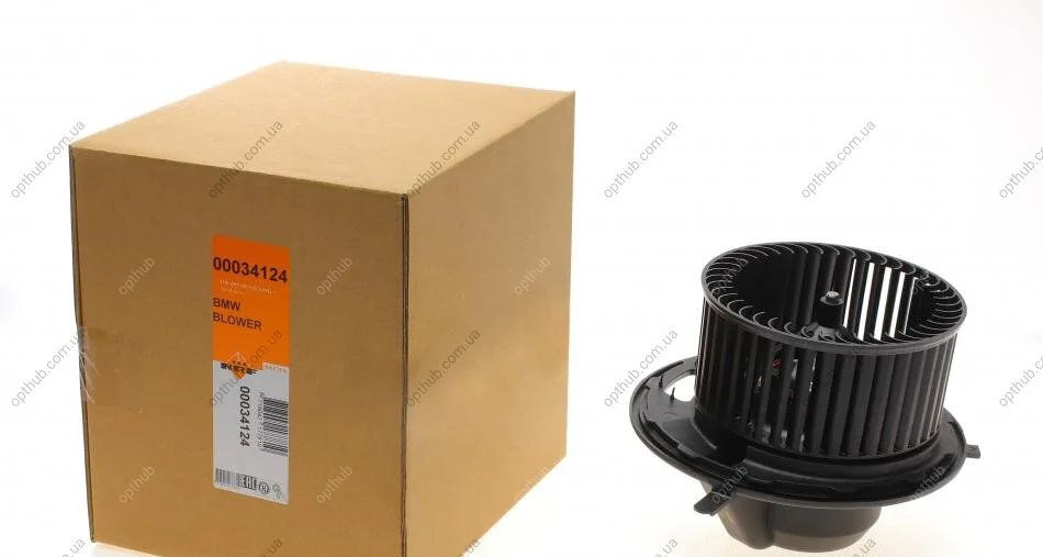 Моторчик пічки BMW 1 (E82/E87/E88)/3 (E90/E91/E92/E93)/X1 (E84)/X3 (F25)/X4 (F26) 1.6-4.4 04-18 UA63 NRF 34124 (фото 1)