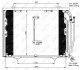 Радіатор кондиціонера MB C-class (W202) 2.0/2.2CDI/2.5TD 95-00 (OM611/M111/OM605) UA63 NRF 35215 (фото 2)
