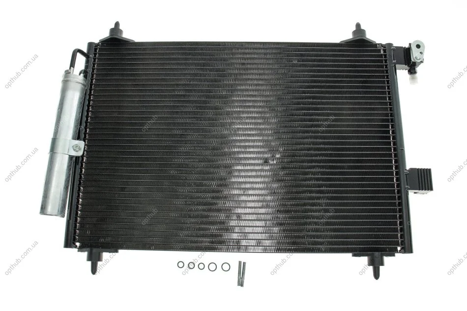 Радіатор кондиціонера (з осушувачем) Citroen C5 II/III/C6/Peugeot 407 1.6-3.0D 02- UA63 NRF 35649 (фото 1)