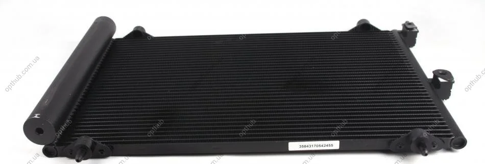 Радіатор кондиціонера Citroen Berlingo/Peugeot Partner 1.6HDI 05- UA63 NRF 35843 (фото 1)
