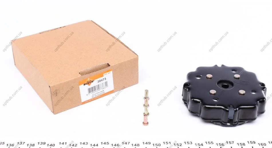 Ремкомплект шкива компрессора кондиционера VW Caddy/Crafter 04- UA63 NRF 38473 (фото 1)