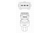 Датчик тиску кондиціонера Volvo 850/C30/C70/S40/S80/S90/V50/V70/XC60/XC70 1.5-4.4 91-18 UA63 NRF 38934 (фото 5)