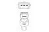 Датчик тиску кондиціонера Volvo 850/C30/C70/S40/S80/S90/V50/V70/XC60/XC70 1.5-4.4 91-18 UA63 NRF 38934 (фото 5)