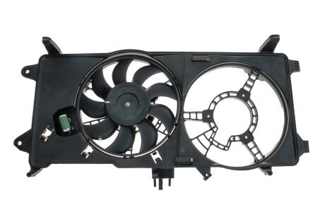 Вентилятор радіатора Fiat Doblo 01- (з дифузором) (opt-om) NRF 47234