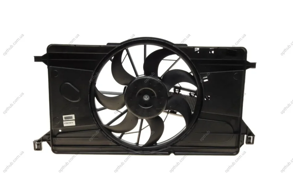 Вентилятор радіатора Ford Focus 1.4/1.6 04-12/Mazda 1.3/1.6 03-09 (з дифузором) UA63 NRF 47266 (фото 1)