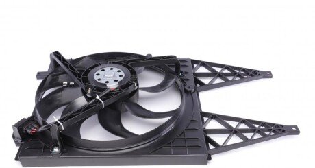 Вентилятор радіатора Skoda Rapid/Fabia 99- (з дифузором) (opt-om) NRF 47374