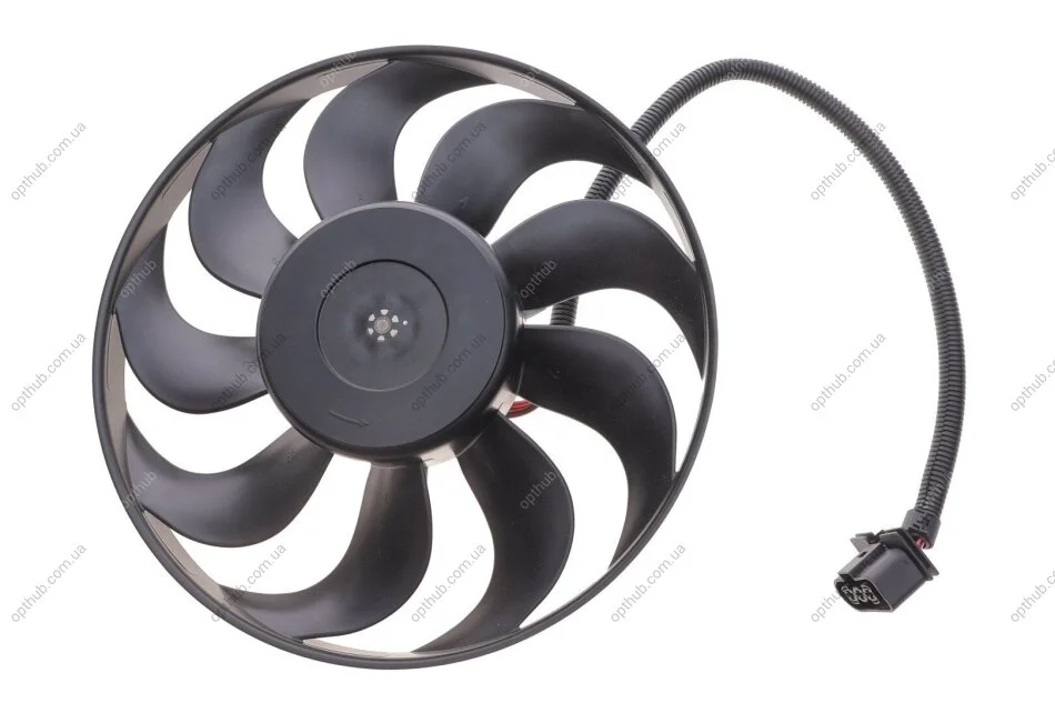 Вентилятор радіатора (електричний) VW Bora/ Golf/Skoda Octavia 96-10 UA63 NRF 47398 (фото 1)