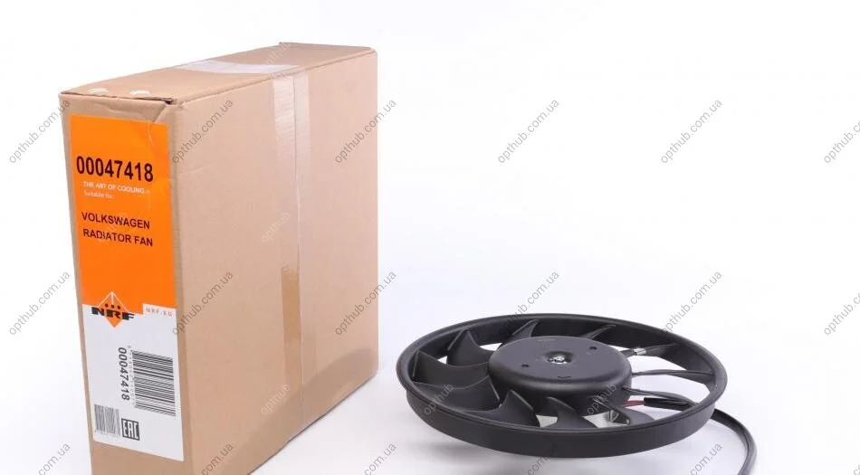 Вентилятор радіатора (електричний) VW T4 1.9-2.5TDI (d=280mm) (opt-om) NRF 47418 (фото 1)