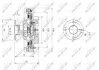 Віскомуфта NISSAN Navara 2.5D 05- (вир-во) NRF 49585 (фото 2)