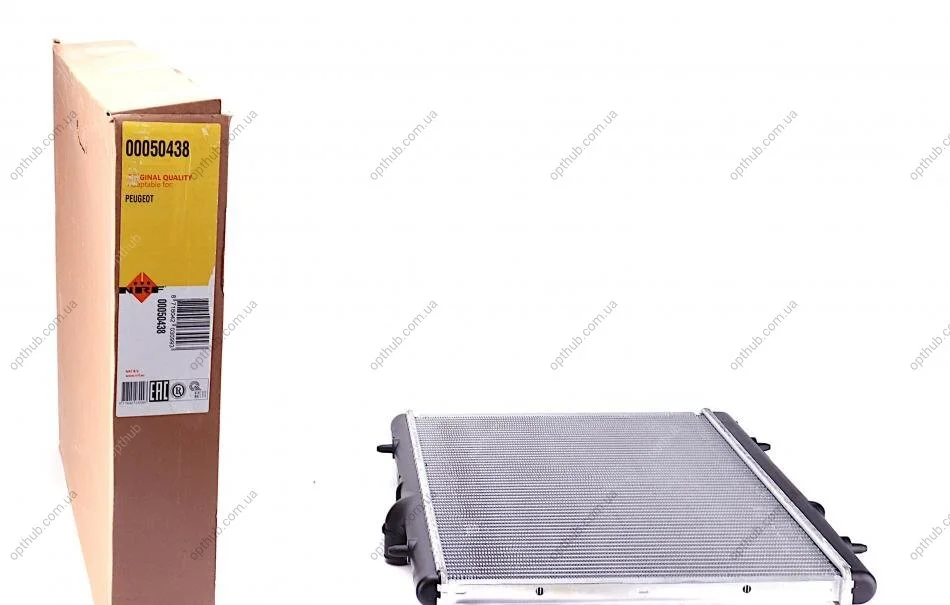 Радіатор охолодження Citroen C4/C5/Xsara/Peugeot 307/407 2.0 16v/HDI 00- UA63 NRF 50438 (фото 1)