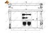 Радіатор охолодження BMW 1 (E81/E87)/3 (E90-E93)/X1 (E84) 2.0/3.0 05-11 (N47/N57/N55) UA63 NRF 53472 (фото 2)