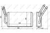 Радіатор пічки Ford Transit 2.0/2.3/2.4D 00-06 (opt-om) NRF 54230 (фото 5)