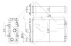 Радіатор пічки VW T4 1.8-2.5 90-03 (opt-om) NRF 54321 (фото 5)
