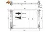 Радіатор охолодження Ford Fiesta 1.3/1.4 TDCi 01-10 UA63 NRF 58276 (фото 5)