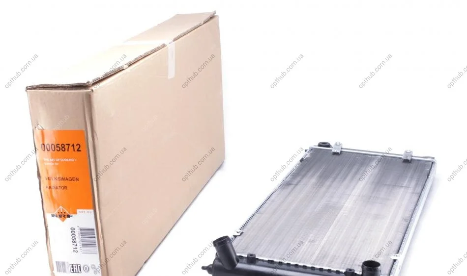 Радіатор охолодження VW Golf I/II 1.6-1.8 81-92 (322x675x34) (opt-om) NRF 58712 (фото 1)