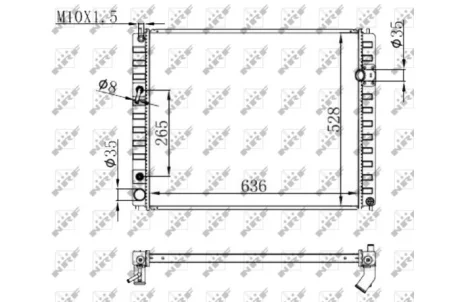 Радіатор охолодження NRF 59147