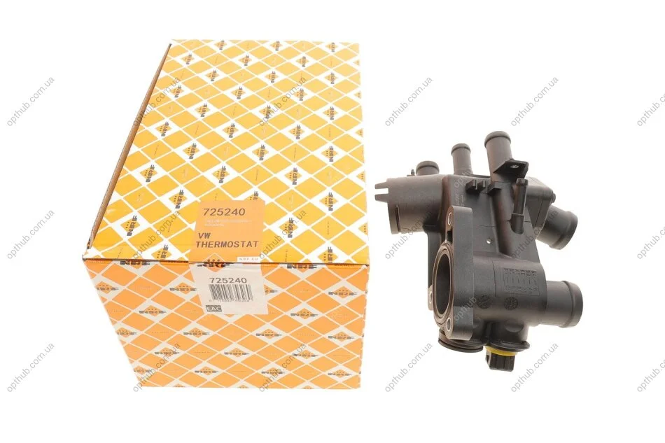 Термостат VW Caddy II/Golf IV 1.4/1.9TDI/D/SDI 95-06 (+ датчик) (opt-om) NRF 725240 (фото 1)