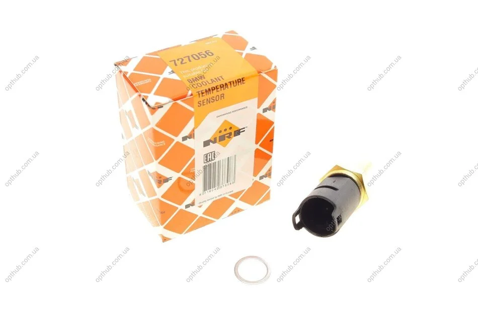 Датчик температури охолоджуючої рідини BMW 3 (E36)/ 5 (E39)/7 (E65/E66) 92- M43/M51/M42/M52 (4кнт. UA63 NRF 727056 (фото 1)