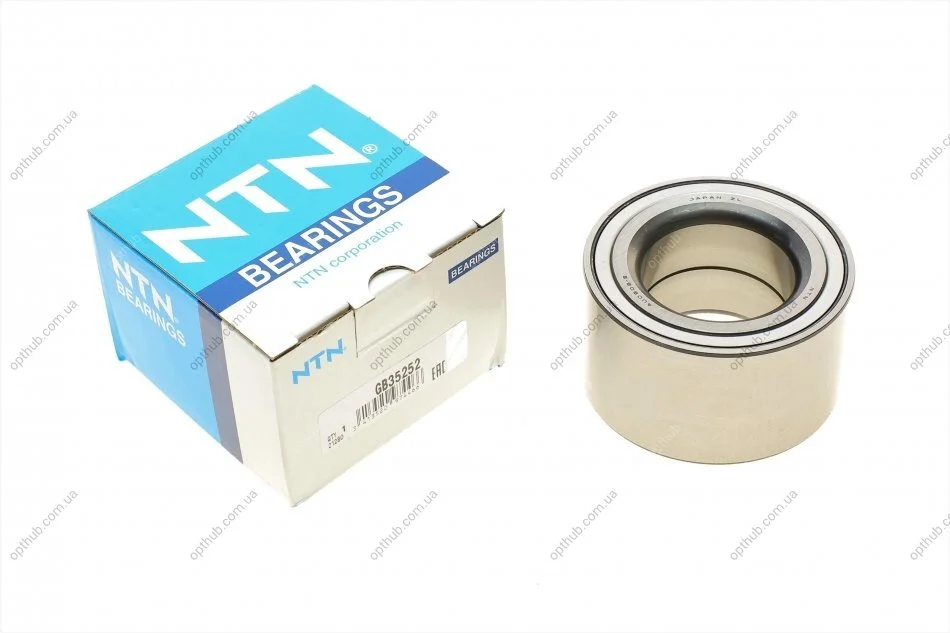 Підшипник маточини (передньої) Nissan Almera Tino 00-06/Primera 02-/X-Trail 01-13 (43x76x43) UA63 NTN GB35252 (фото 1)