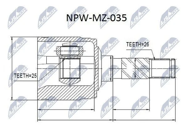ШРКШ NTY NPWMZ035 (фото 1)