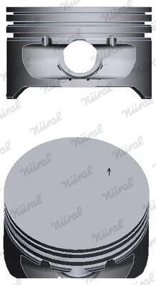 Поршень NURAL 87-125600-00 (фото 1)