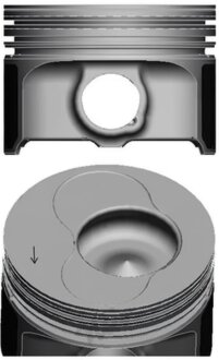 Поршень VW 81.5 BDK/BDJ/BST (CYL 1-2) NURAL 87-139507-30