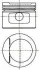 Поршень OPEL 79.0 16SV/C16SE/E16SE NURAL 87-306900-10 (фото 1)