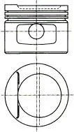 Поршень OPEL 79.0 16SV/C16SE/E16SE NURAL 87-306900-10