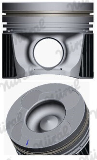 Поршень з кільцями NISSAN 89.00 2.5 dCi YD25DDTi 05-10 NURAL 87-436100-00