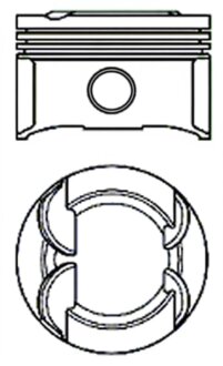 Поршень NURAL 87-444800-10