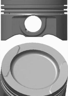 Поршень з кільцями VAG 83,01 2,8 AAH NURAL 87-501807-10