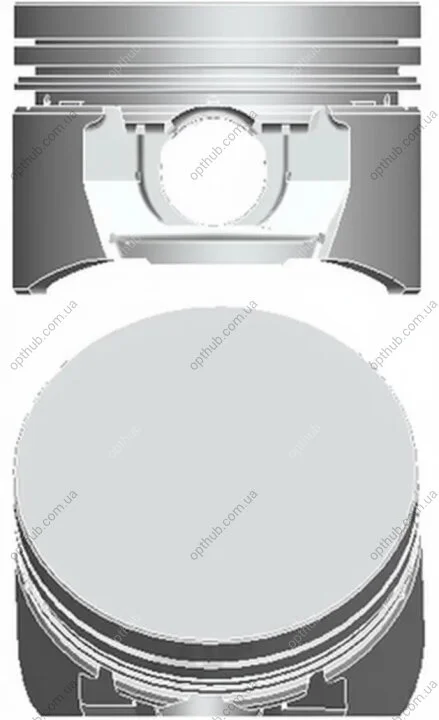 Поршень з кільцями FORD 81.10 1.8 16V ZETEC (вир-во) NURAL 87-786507-00 (фото 1)