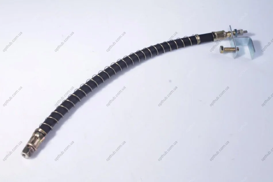 Удлинитель вентиля подкачки колеса ГАЗ,ЗИЛ,КамАЗ L=40см в сборе (резина в оплетке, с кронштейном) (произ-во) OAR 4310-3116010 (фото 1)