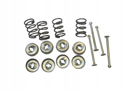 Р\к колодок тормоза Волга,УАЗ (пружина 4шт+чашка верхняя 8шт+стержень прижимной 4шт) "Солдатик" (Авто Престиж) OEM 3110-3502900