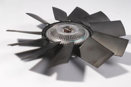 Вентилятор системи охолодження Газель NEXT,Бізнес дв.Cummins ISF 2.8 в зборі (крильчатка з вискомуфтою) (Electrotechnics) OEM 3302-1308060