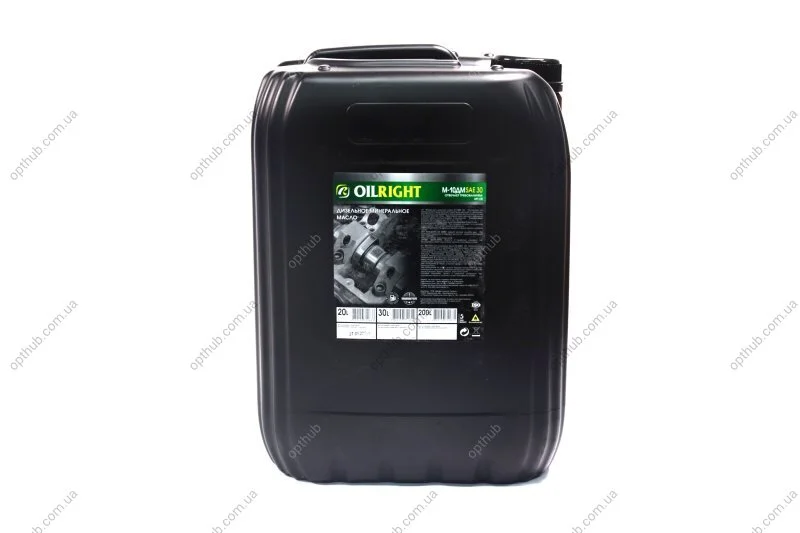 Масло моторн. М10ДМ SAE 30 CD (Канистра 20л/17,5 кг) OIL RIGHT 2506 (фото 1)