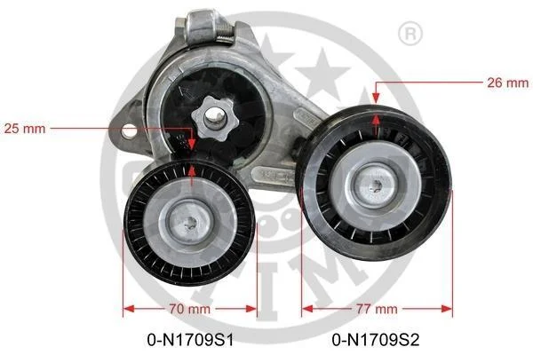 Натягувач ременя Optimal 0-N1709 (фото 1)