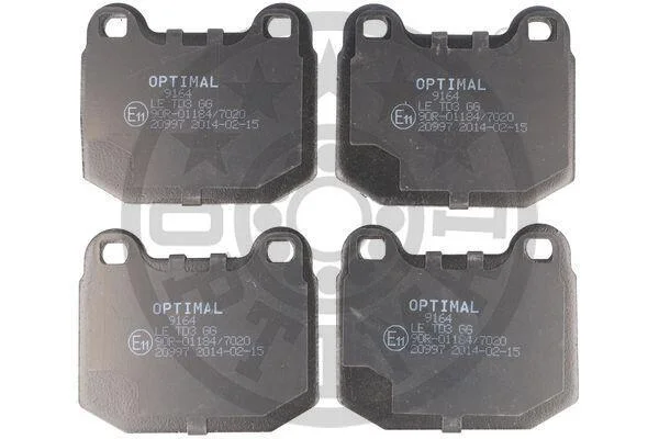 Гальмівні колодки дискові Optimal BP-09164 (фото 1)