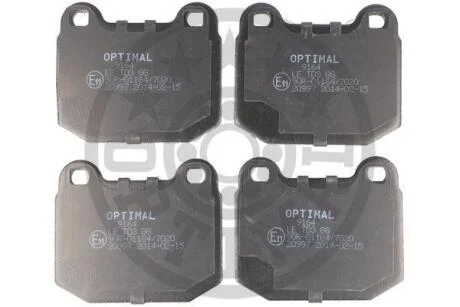 Гальмівні колодки дискові Optimal BP-09164