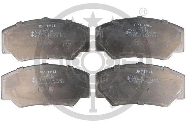 Гальмівні колодки дискові Optimal BP-09428 (фото 1)