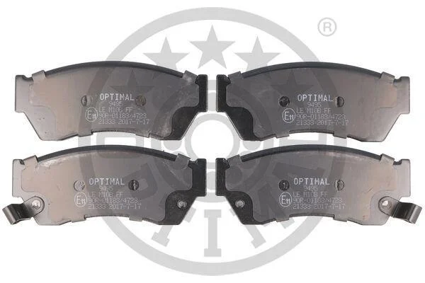 Тормозные колодки дисковые Optimal BP-09495 (фото 1)