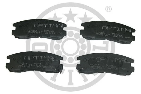 Гальмівні колодки дискові Optimal BP-09594 (фото 1)