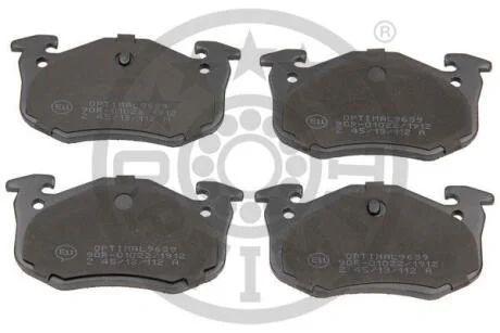 Тормозные колодки дисковые Optimal BP-09639