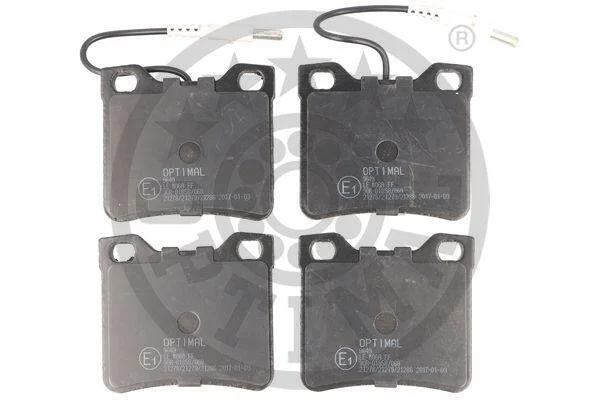 Гальмівні колодки дискові Optimal BP-09649 (фото 1)