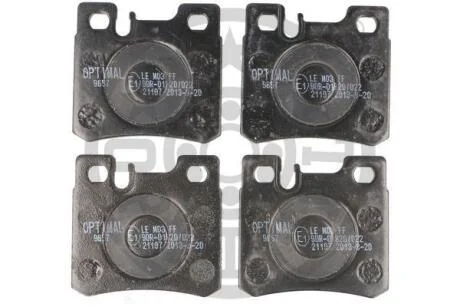 Тормозные колодки дисковые Optimal BP-09657