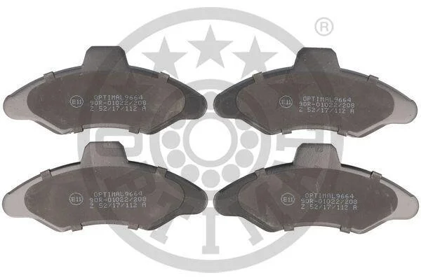 Тормозные колодки дисковые Optimal BP-09664 (фото 1)