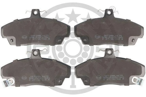 Гальмівні колодки дискові Optimal BP-09675 (фото 1)